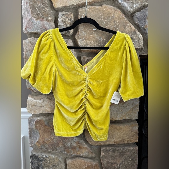 NWT Free People Cupcake Velvet Top - Picture 2 of 7